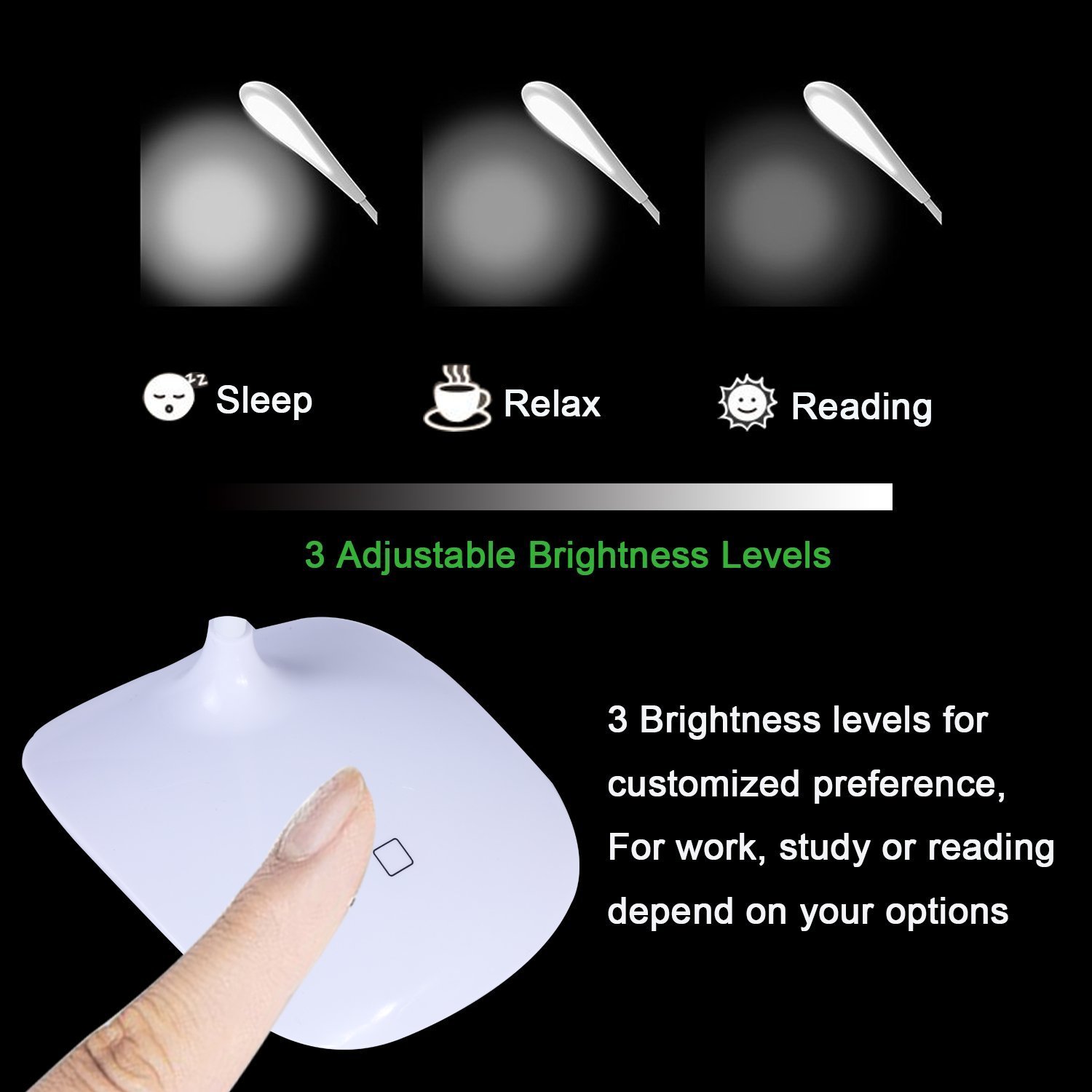 PETRICE Silicone Desk Lamp, Multicolour 2