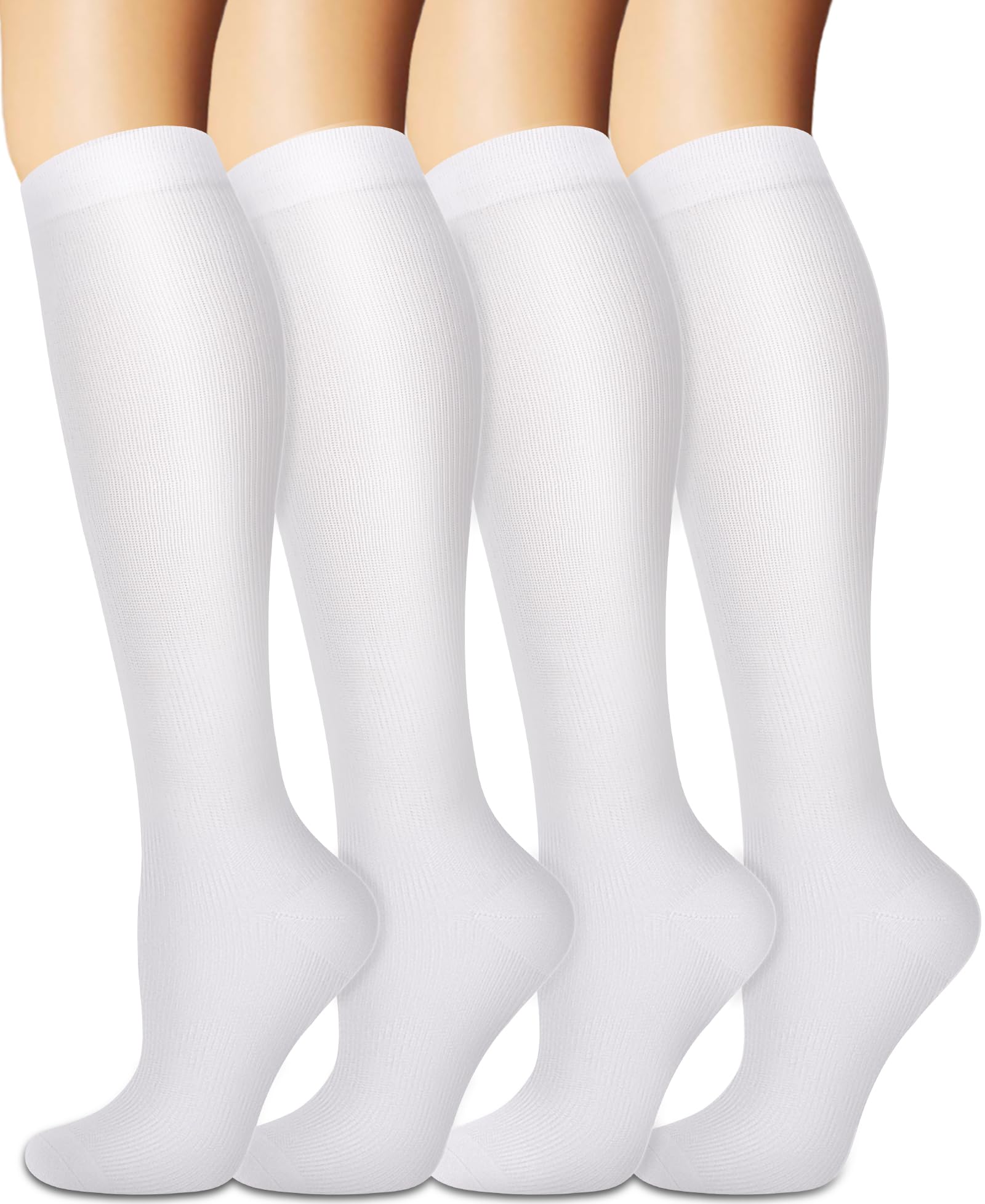 Sooverki Compression Socks for Women and Men Circulation (3/4 Pairs) is Best Support for Running Athletic Cycling Hiking