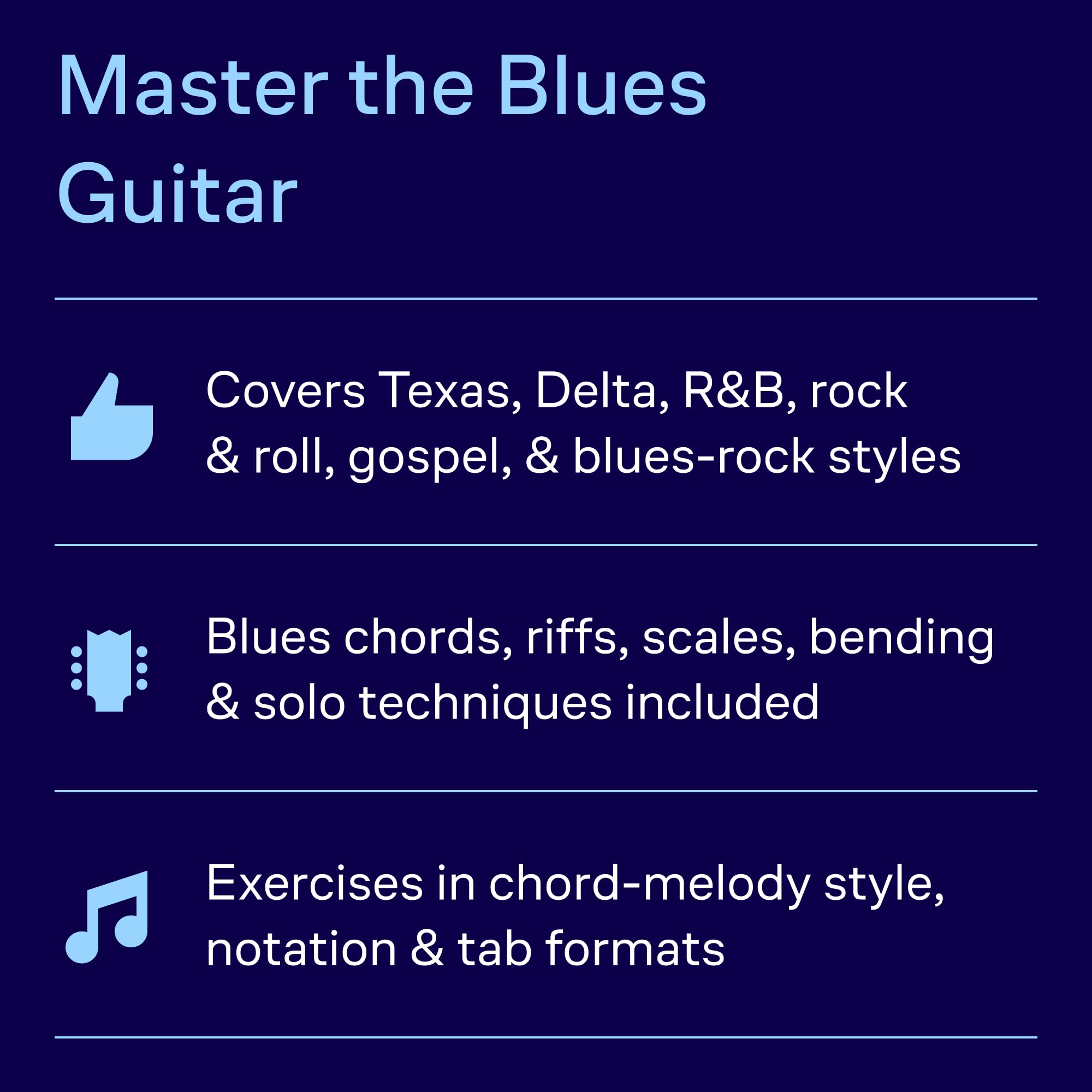 John ganapes : blues you can use - guitare - recueil avec support(s) en ligne: A Complete Guide to Learning Blues Guitar
