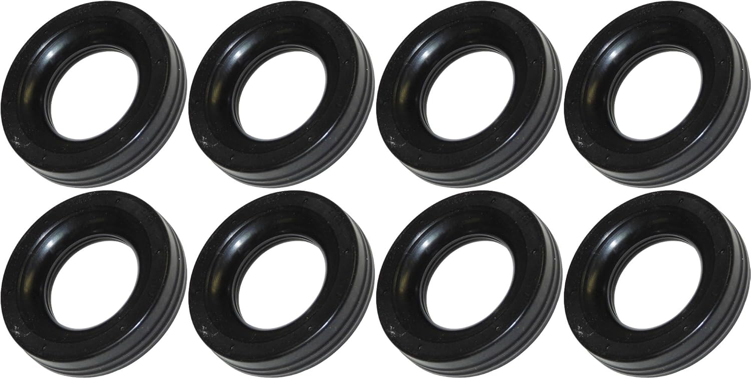 APDTY 170852x8 Spark Plug Tube Seals; Set Of 8; Compatible With Various Avenger, Grand Caravan, Challenger, Stratus, Nitro, Breeze, Neon, 300, Town & Country, Pacifica, Charger, Journey, Magnum Models