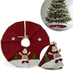 Saia para Árvore de Natal Esquiando sortidos – Árvore de Natal de alta qualidade – monte uma decoração deslumbrante e durável