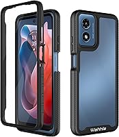 Vista 63 de wahhle Funda compatible con Motorola One 5G Ace, protector de pantalla integrado de cuerpo completo, a prueba de golpes, ajuste delgado, parachoques