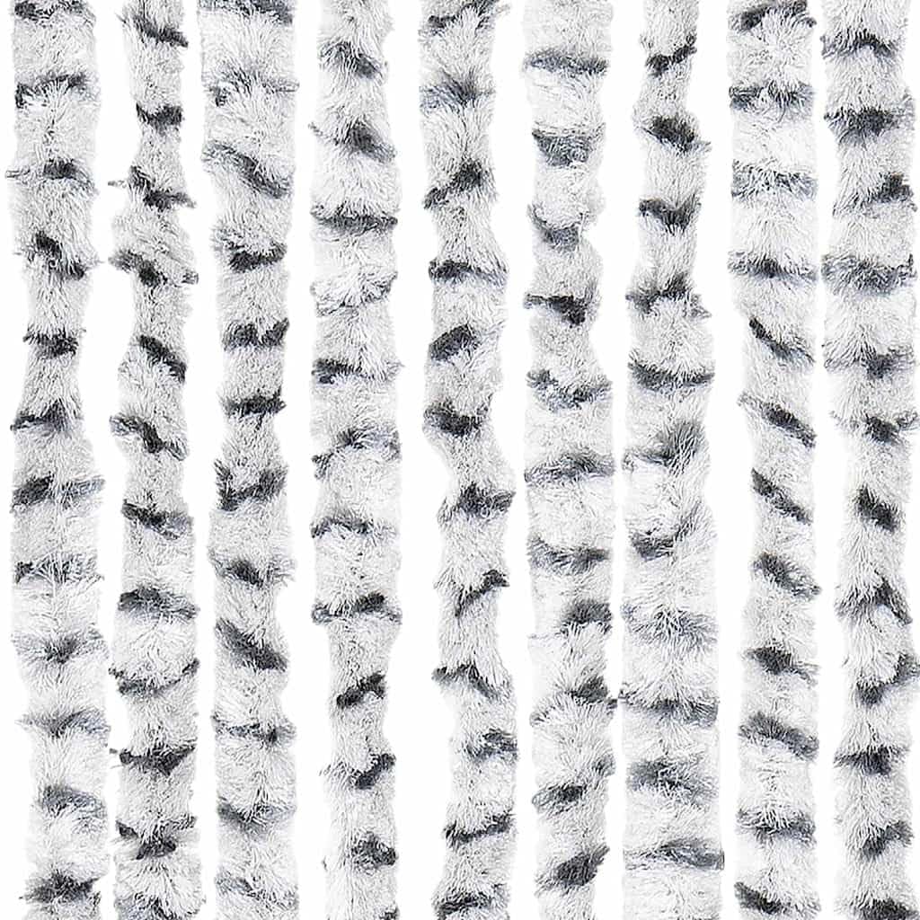 Moustiquaire chenille 100 x 220 cm Gris clair foncé