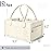 Mr. Pen- Baby Diaper Caddy Organizer, 2 Pack, Beige, Baby Caddy Organizer with Handle, Compact Size, Collapsible & Portable