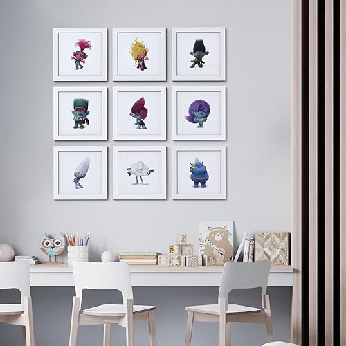 Miniatura 7 de Trends International Gallery Pops Trolls Band Together - Póster de pared de Bruce, 12.00 x 12.00 pulgadas, versión de marco blanco