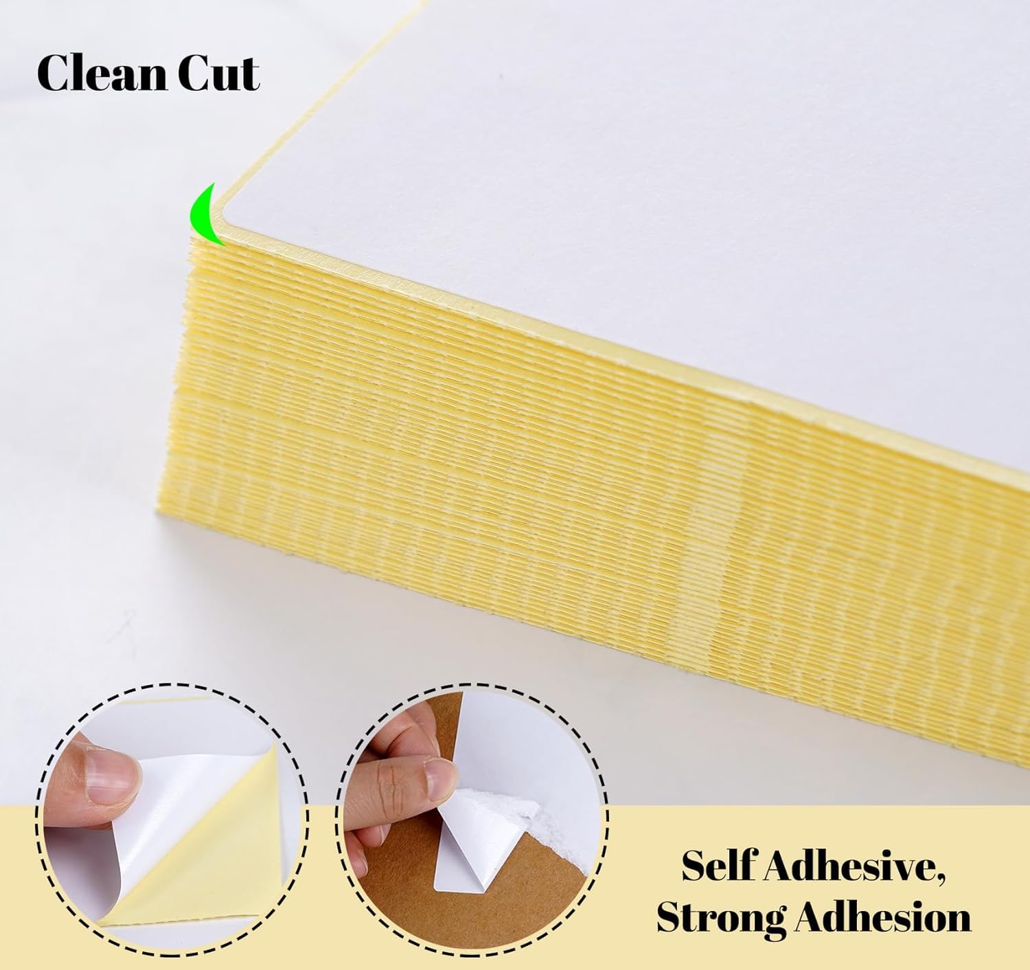 120 etiquetas adhesivas grandes blancas lisas para franqueo, 100 x 75 mm, 4 x 3 pulgadas, etiquetas autoadhesivas en blanco para direcciones