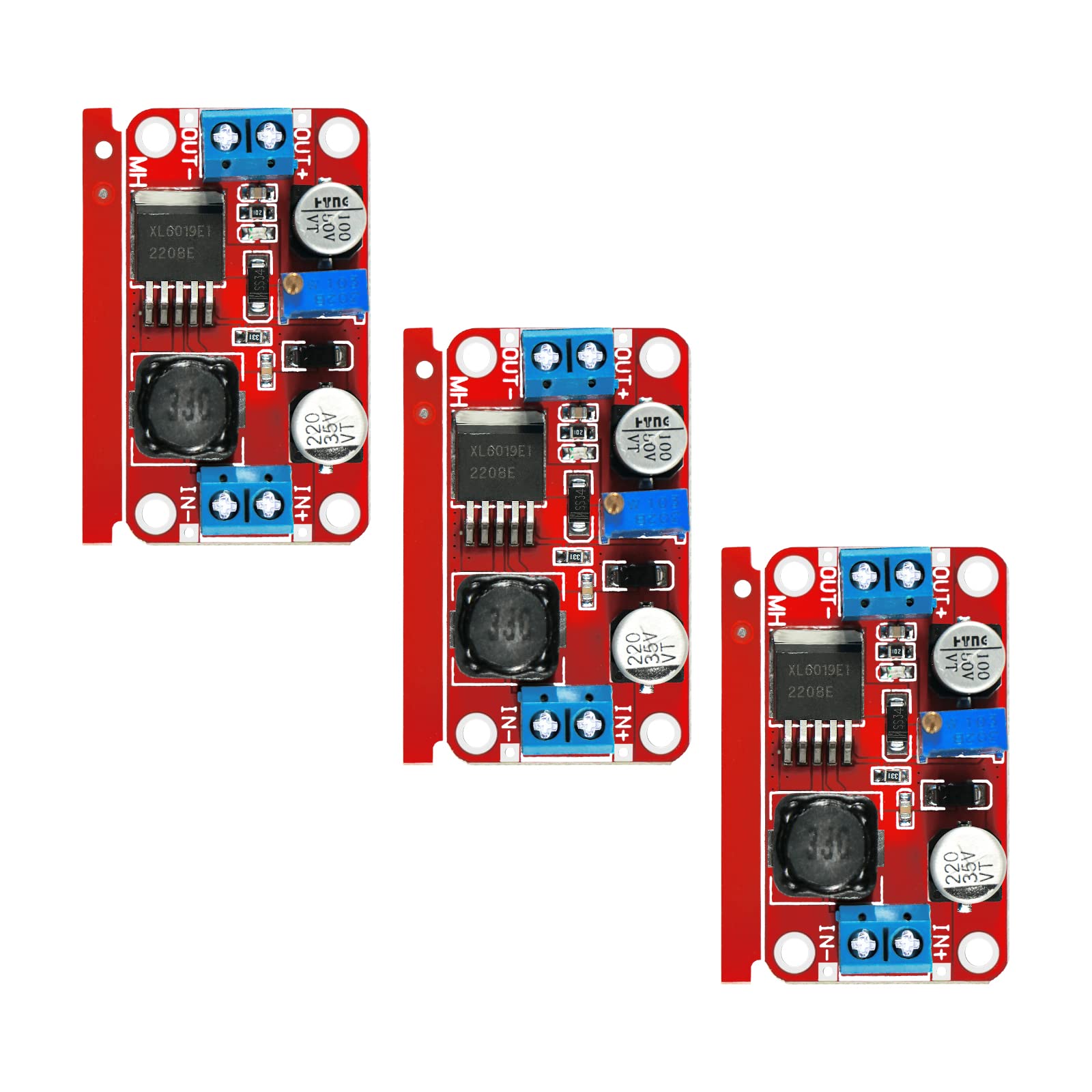 2-Pack DC-DC Step Down Converter 12V/24V To 5V 4A 20W - Waterproof Voltage Regulator Module
