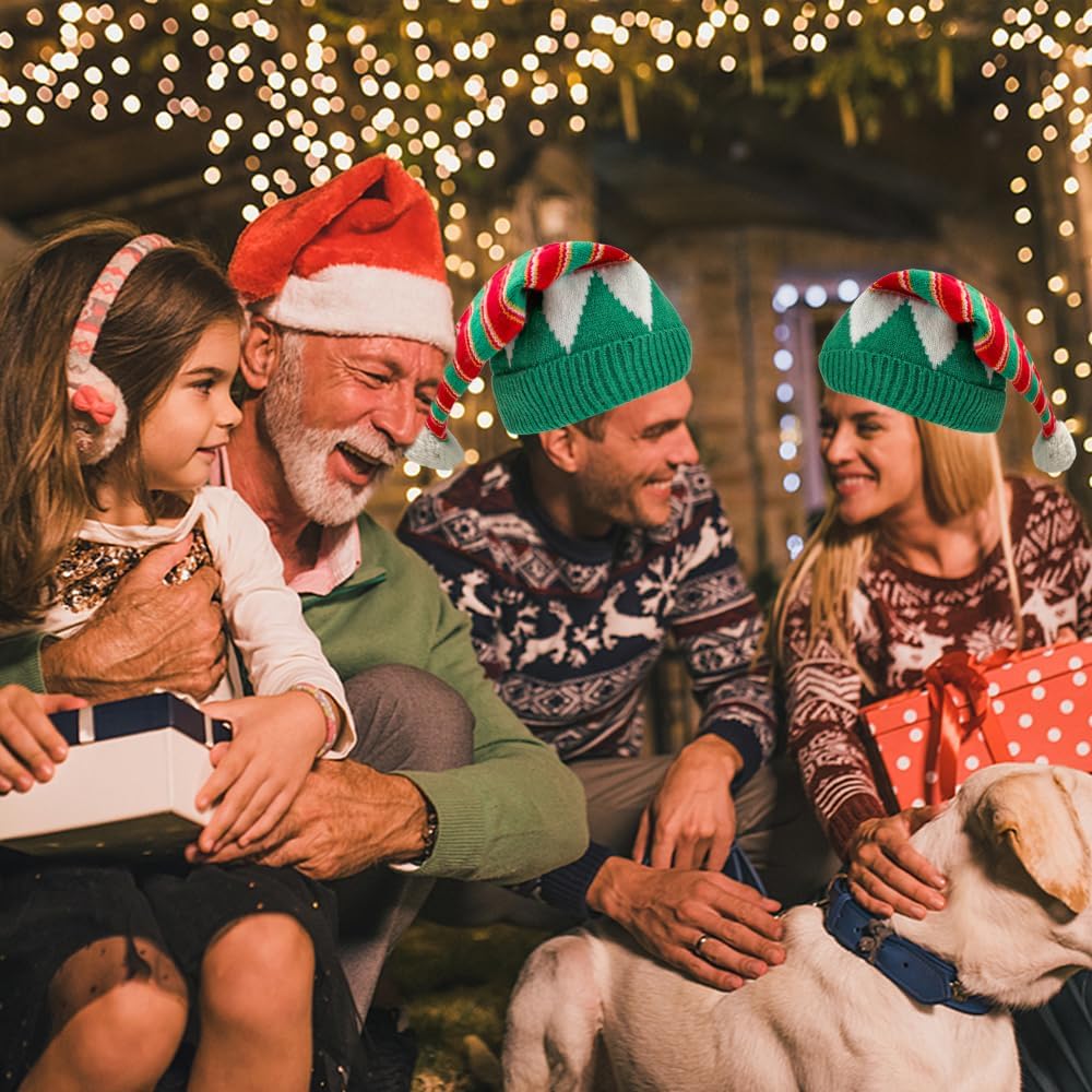 Christmas Santa Hat Xmas Holiday Hat for Adults Unisex Christmas New Year Festive Party Supplies image 5