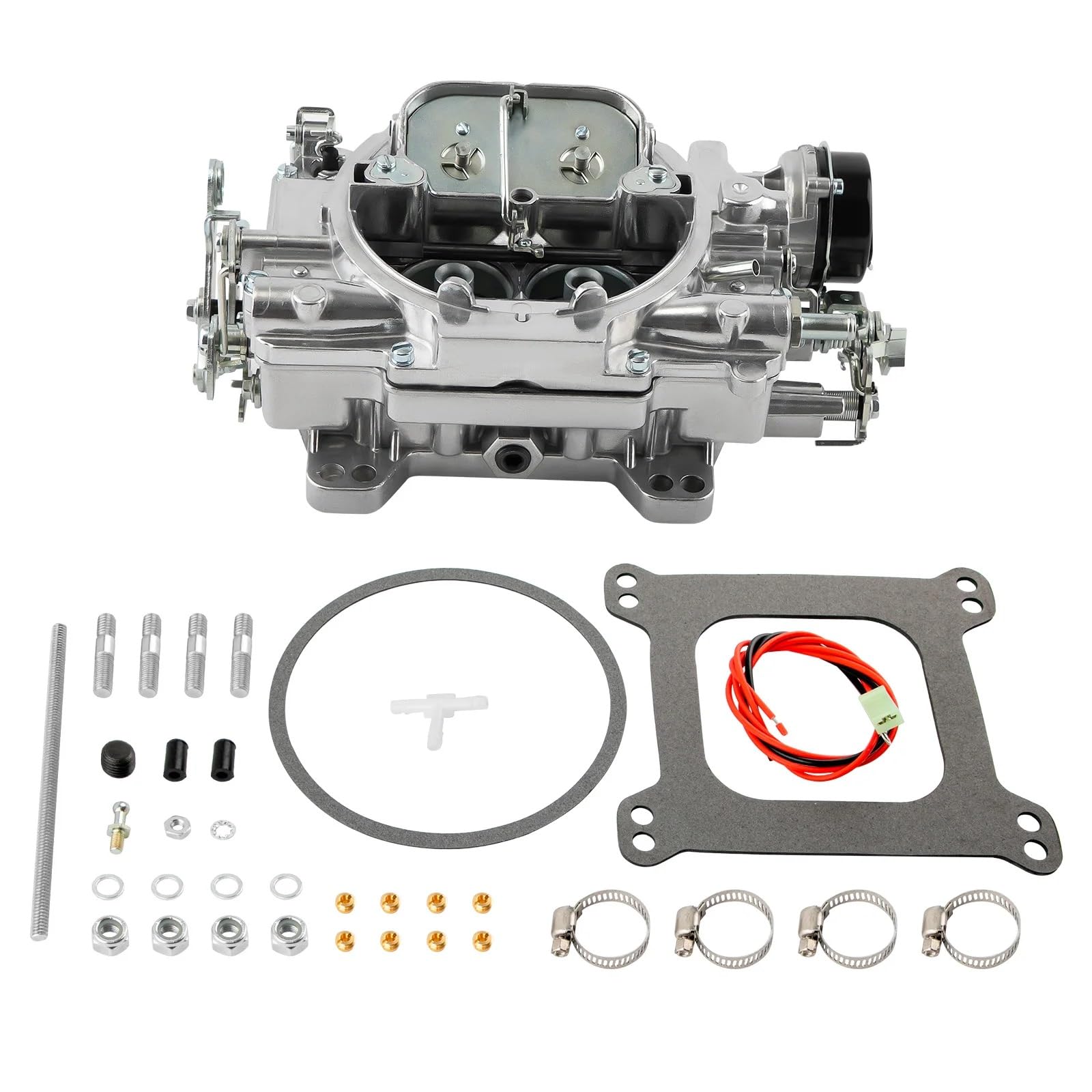 FUNFOB carburatore Carburatore 1406 con Guarnizione per 600 CFM 4 Corpi con Starter Elettrico per Ford per Mercury per Mustang Carburatore Carb