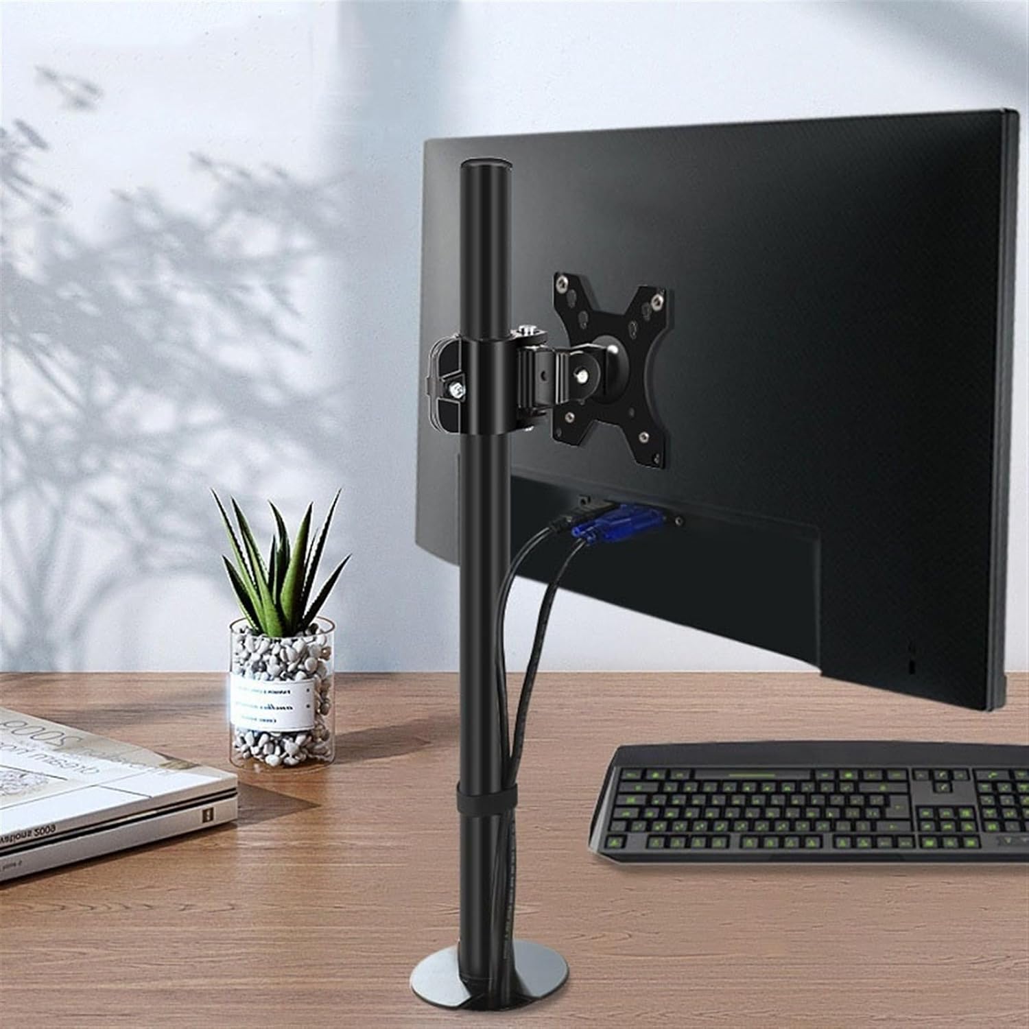 モニターアーム 14～27 インチ モニター用シングル モニター デスク