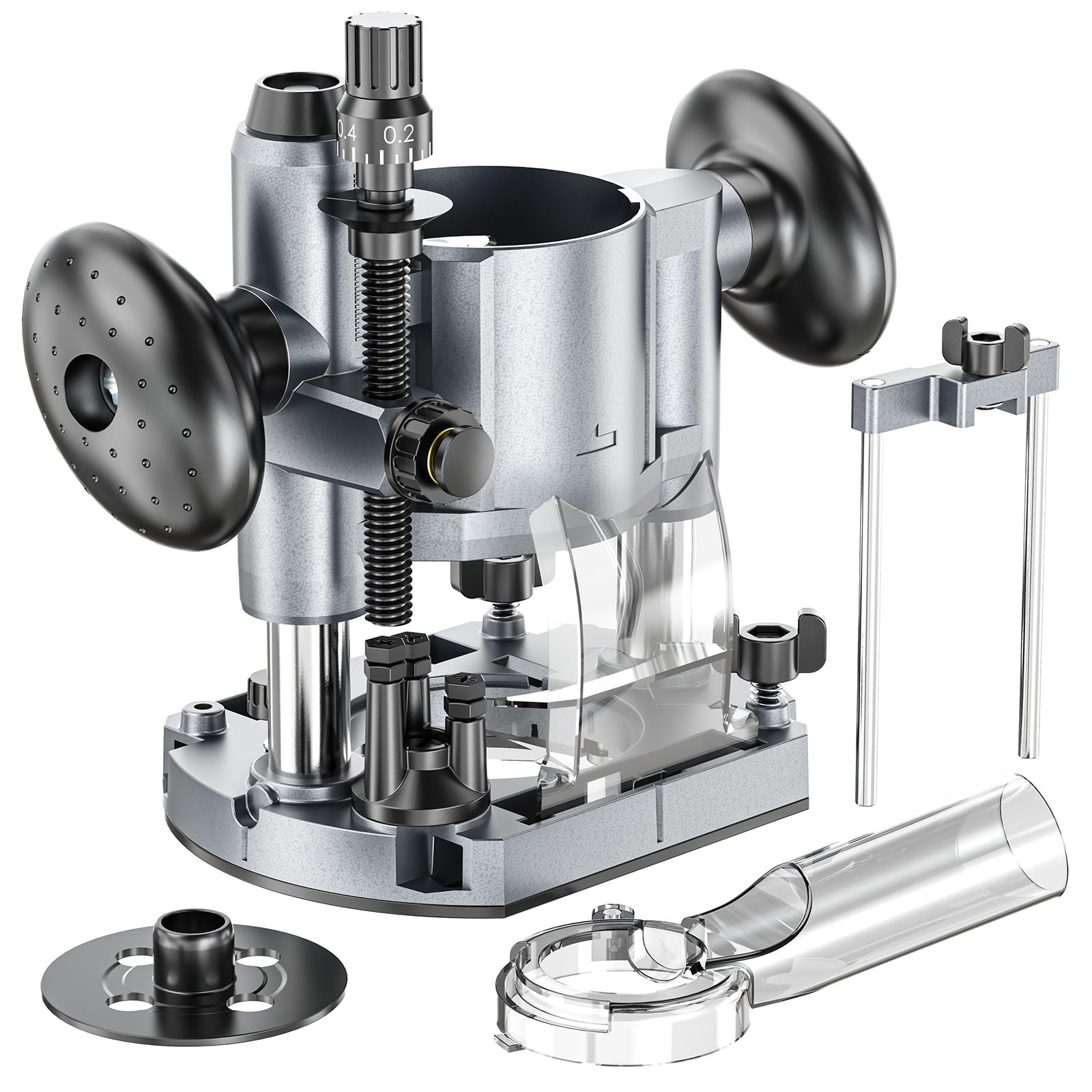 MtiolHig Plunge Router Base Kit - Precision & Stability -1