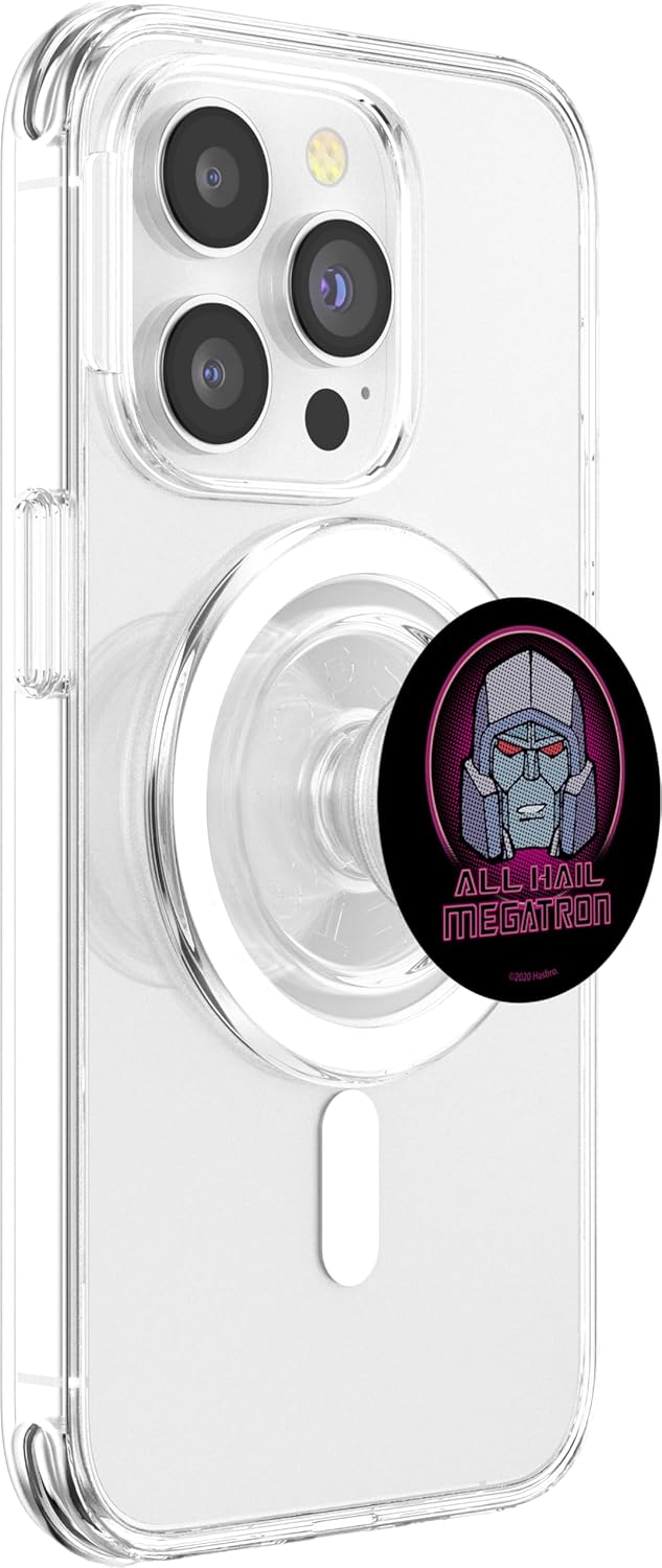 Transformers All Hail Megatron Portrait PopSockets MagSafe PopGrip for iPhone
