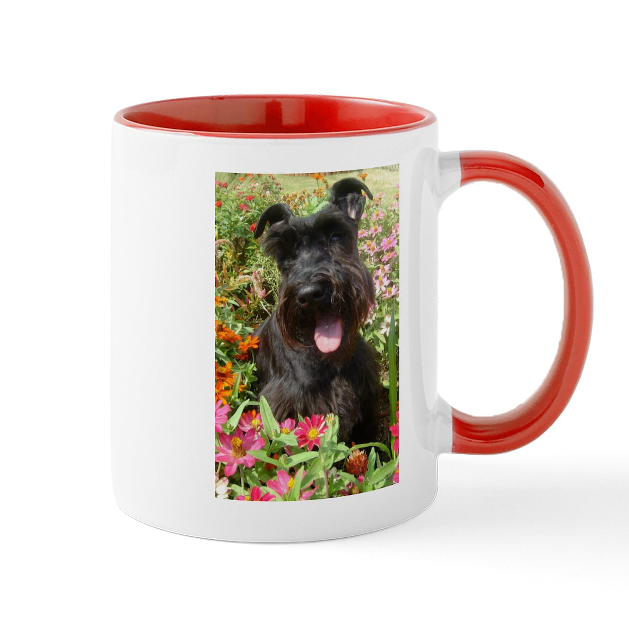 CafePress Black Miniature Schnauzer Mug 11 oz (325 ml) Ceramic Coffee Mug