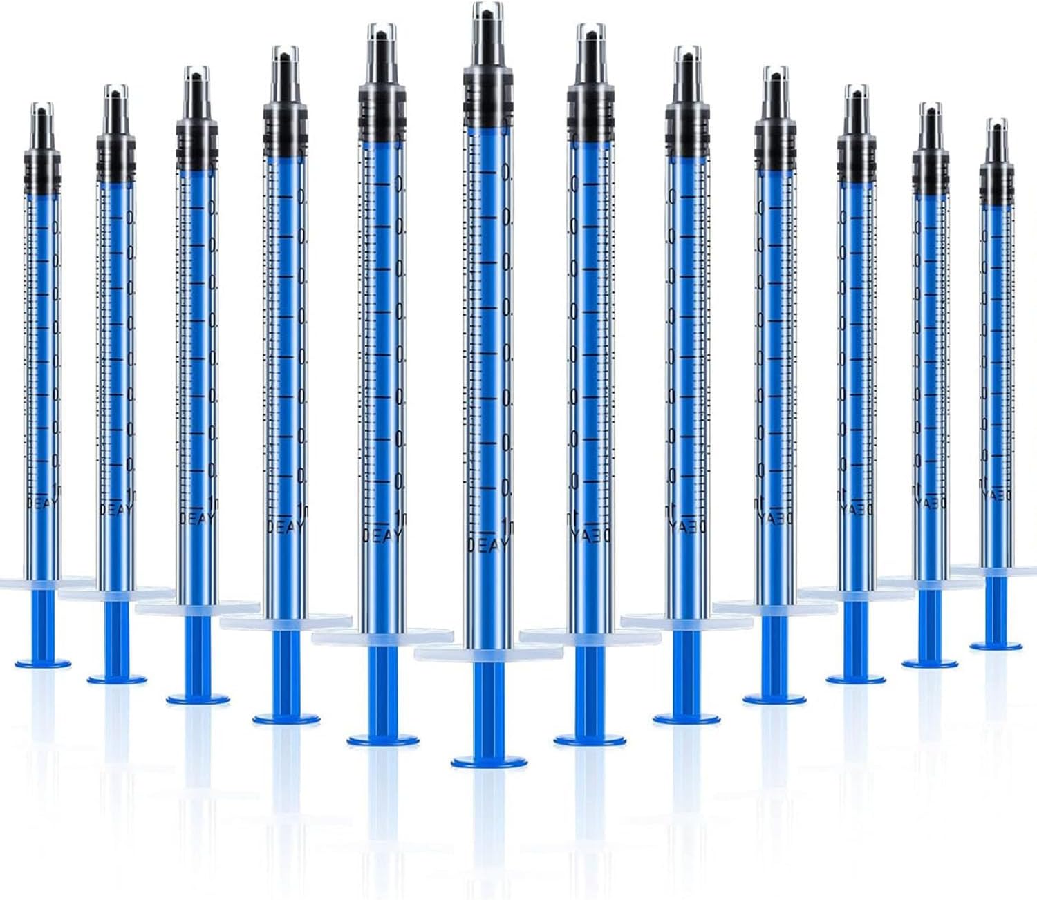 Syringes With Tube Measurement, Pet Feeding Syringe, Plastic Liquid Syringes, No Needle For Jelly Shoots, Halloween, Thanksgiving, Christmas, Bachelor Parties, Nurses, Graduation Party, 1 ml, 12 Pcs