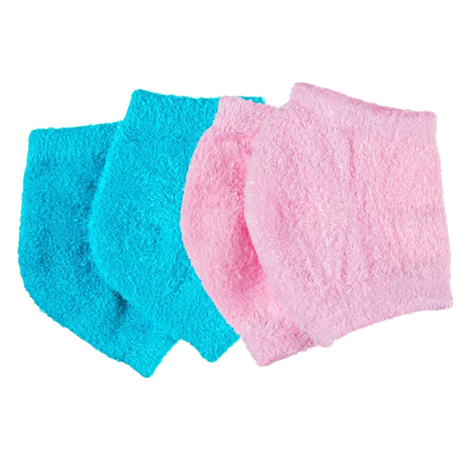 Beauenty2 Pairs Soft Silicon Heel Gel Socks, Moisturzing Socks for Foot Care, Gel Spa Socks Heal Dry Cracked Feet Heel