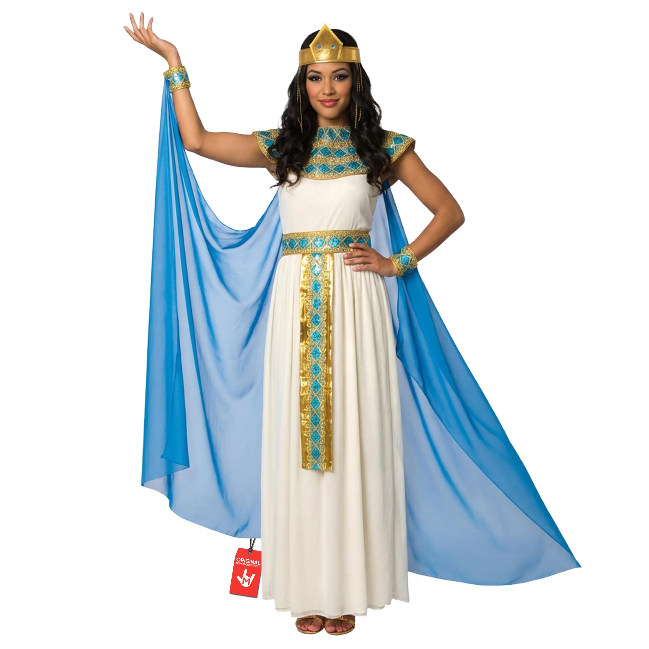 Morph De Luxe Women's Cleopatre Costume, Women's Cleopatra Costume, Egyptian Women's Costume, Women's Egyptian Costume, Women's Carnival Costume