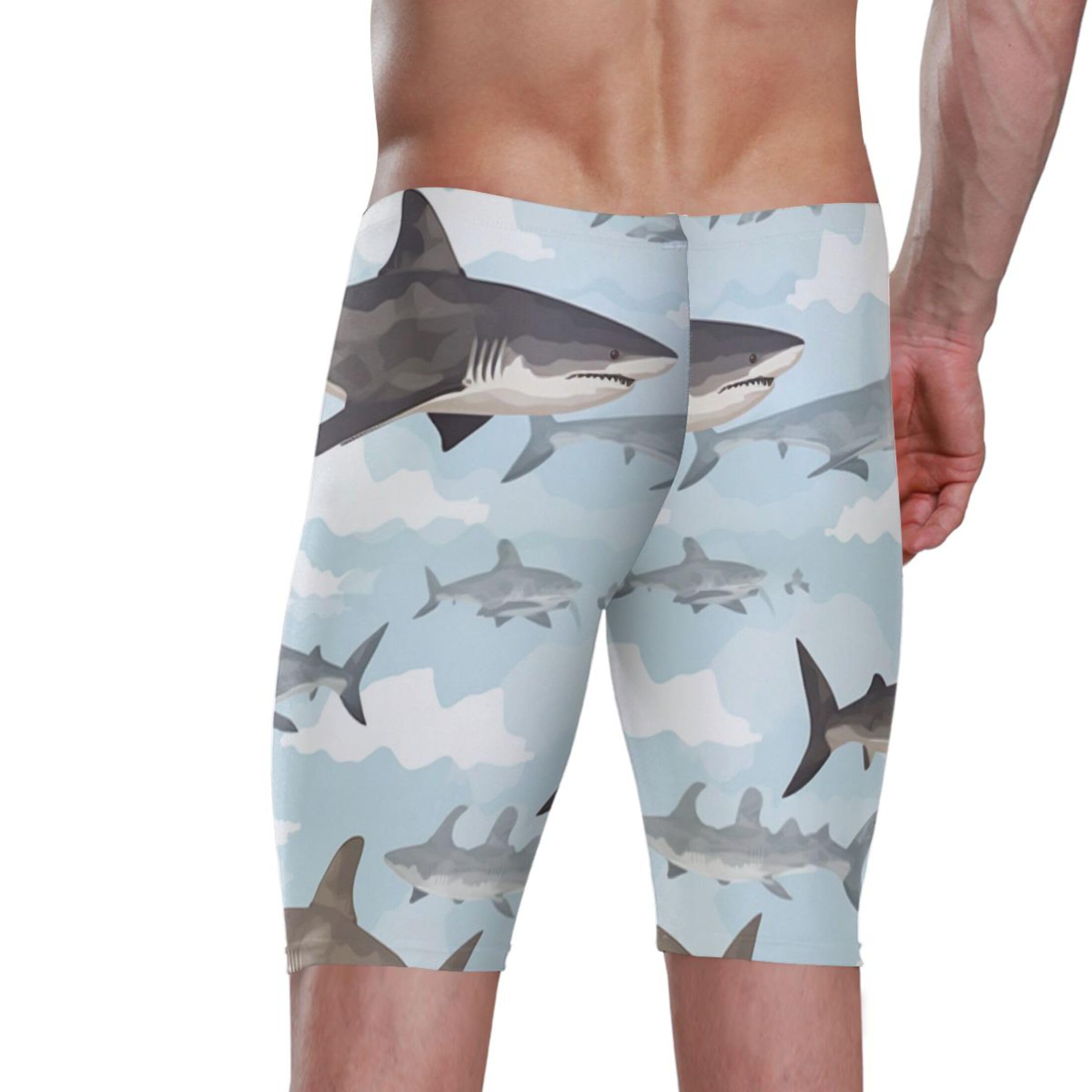 Whale Shark Mens Swim Jammers Swimsuit XL B0400759