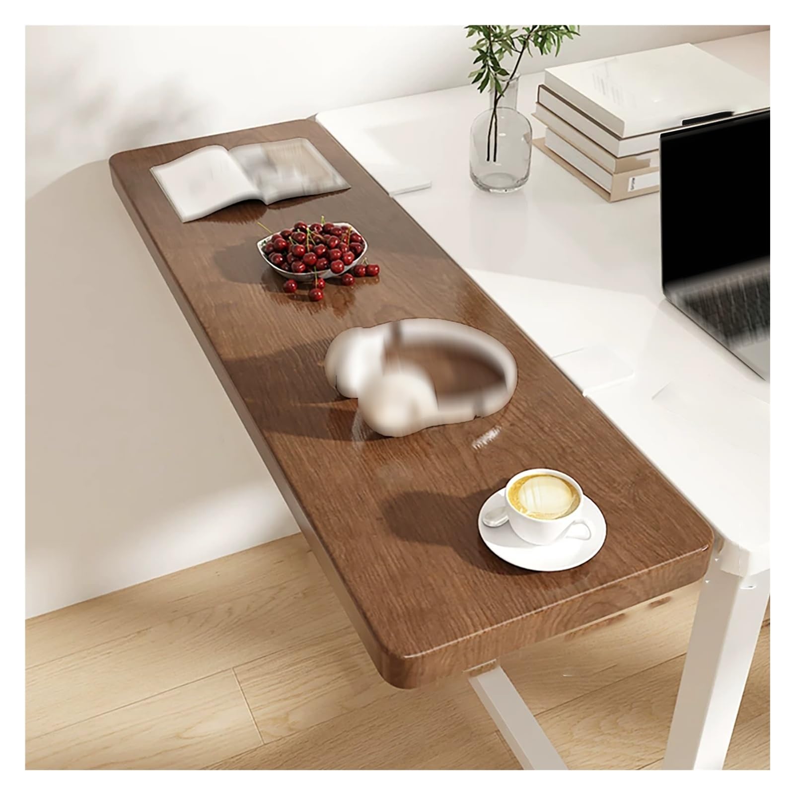 Extension de bureau pliable sans perçage pour comptoir et plantes