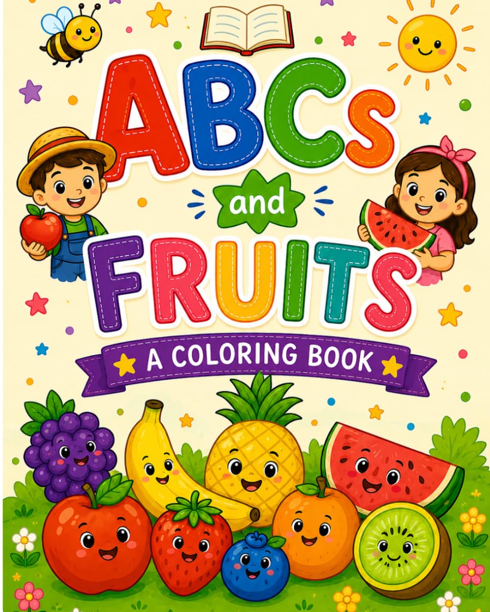 Fruit ABCs Coloring Book