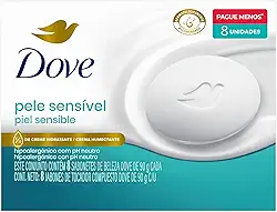 Sabonete em Barra Dove Pele Sensível 90 g 8 unidades