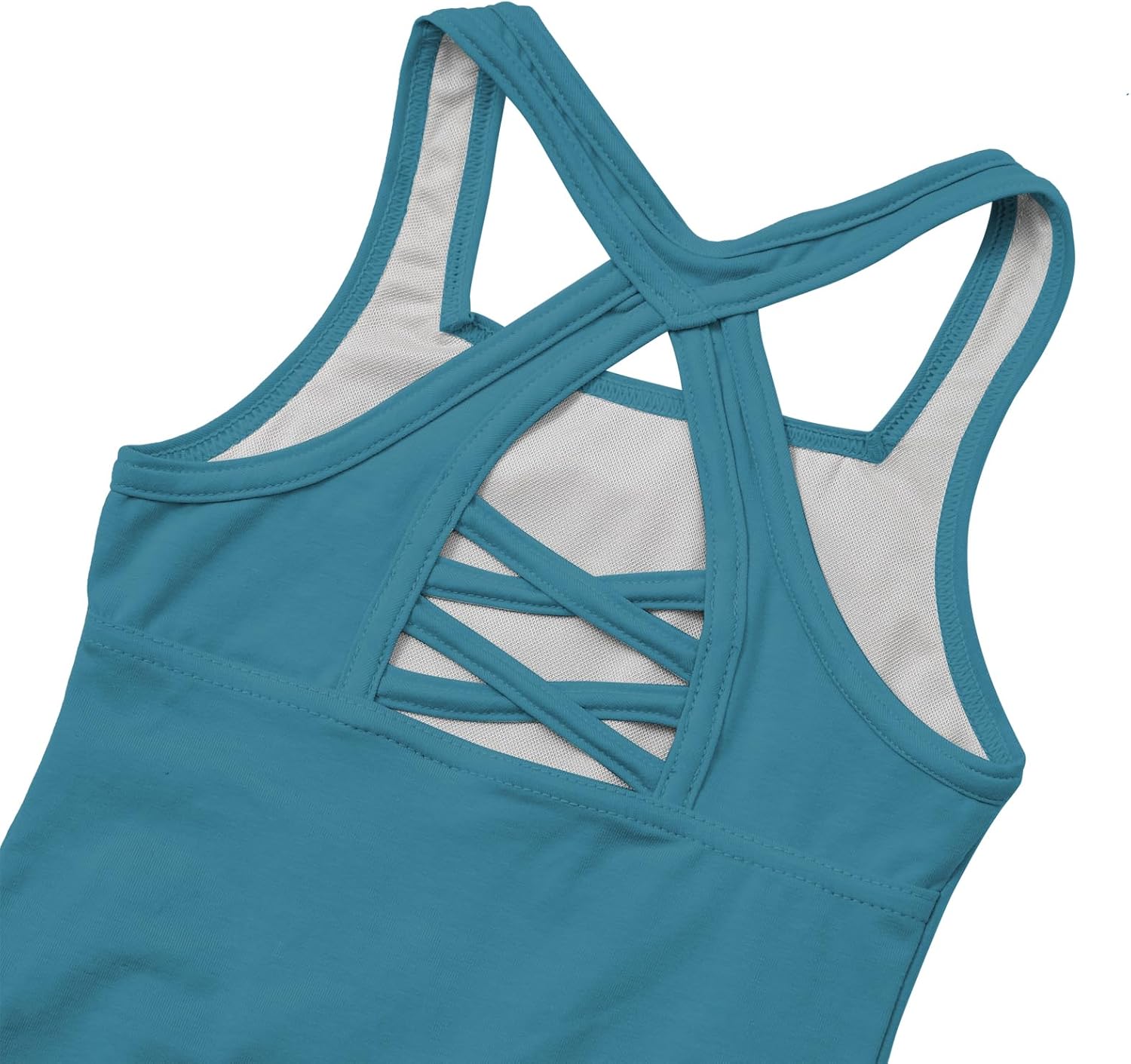 Phineein Girls Gymnastics Leotards Hollow Back Crisscross - Kids Sleeveless Ballet Dance Fancy Leotard - Image 3