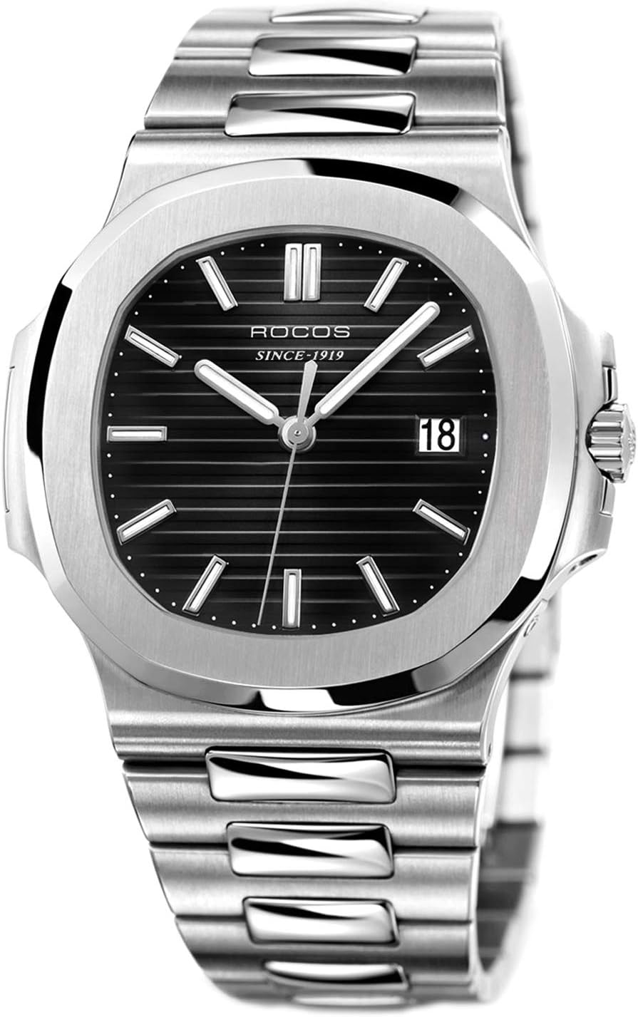 ROCOSJEWE Men’s Automatic Mechanical Watch, Self-Winding