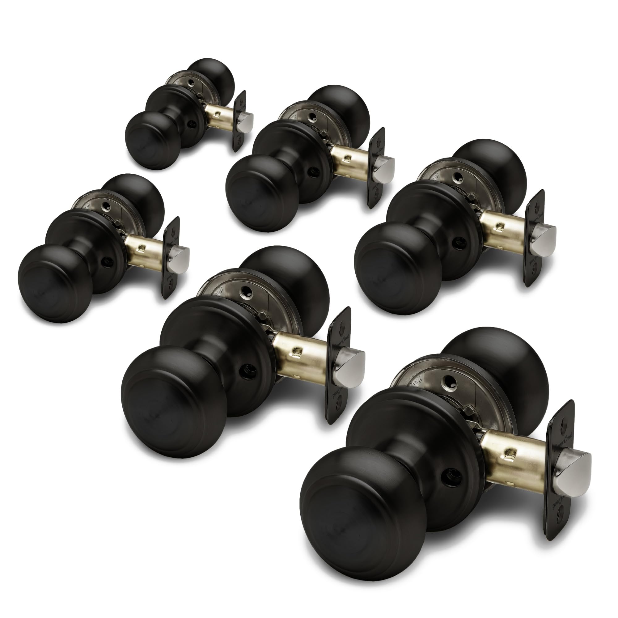 Matte Black Privacy Door Knob - Keyless Lock -19 Matte Black Privacy Door Knob - Keyless Lock -19