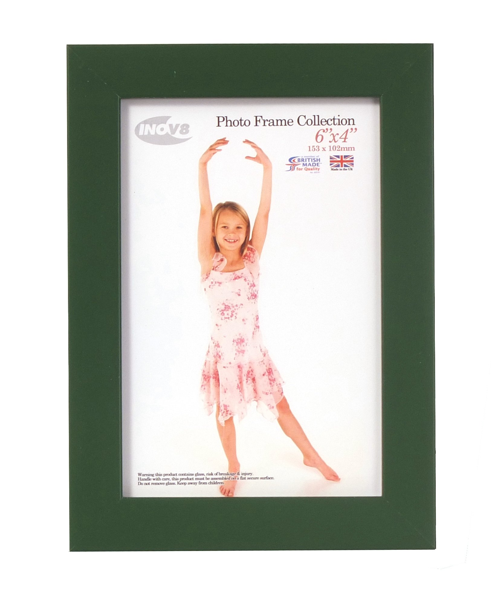 Inov8 Framing Photo Frame, 6x4, Racing Green