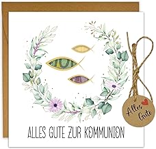 JOYEASE Geldgeschenk Kommunion Verpackung mit Umschlägen, Coole Kommunion Geschenk Mädchen Junge, Geld Karte Kommunion Erstkommunion