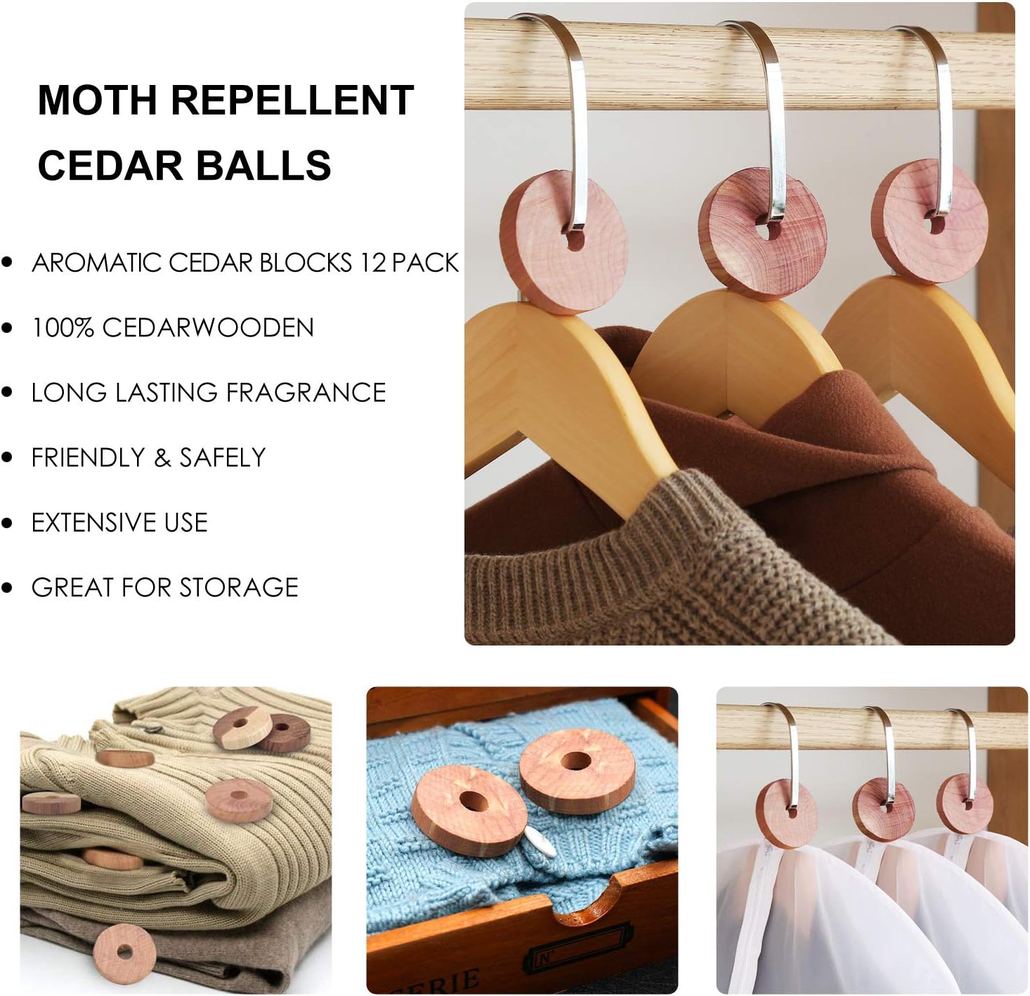 Perber Hanging Garment Bags Clear Suit Bag (Set of 12) Lightweight Dust-Proof Clothes Cover Bags with Full Zipper for Closet Storage and Travel -24'' x 32''/12 Pack : Everything Else