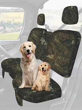 Split Bench Seat Covers Compatible with 2016-2025 Can Am Defender | Waterproof Camo UTV Defender Seat Cover, Easy-Clean & Snug Fit, UV Protection Anti-Scratch Seat Protector for Outdoor