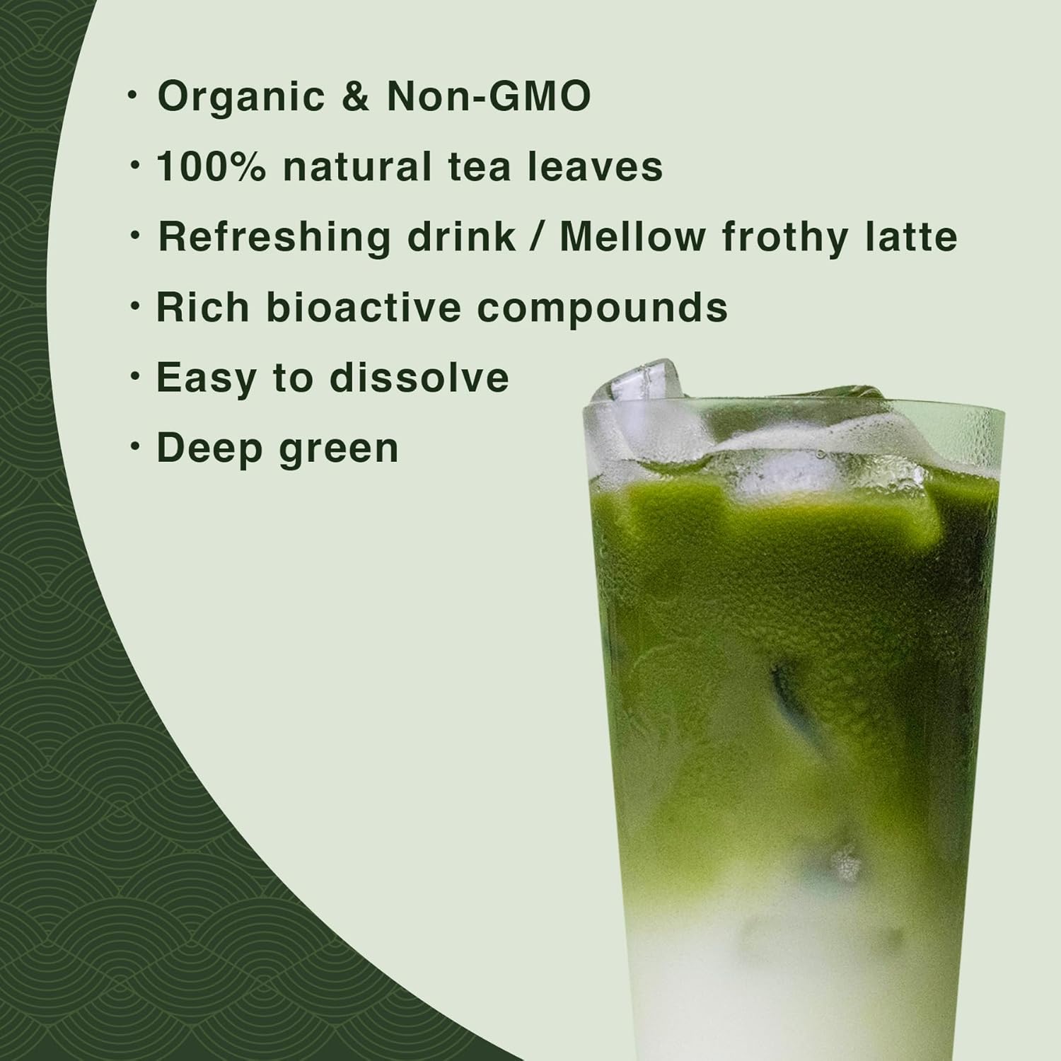 Japanese Premium Latte Grade Matcha Green Tea Powder, 100% Pure Matcha, JAS Organic, Certified Halal, Authentic Chiran Japan Origin 3.53 OZ (100g) - Image 3