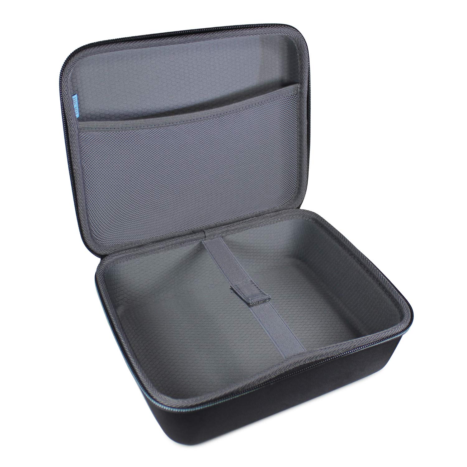 TUDIA Funda rígida vacía de EVA para almacenamiento fácil de transportar compatible con el mini proyector TopVision 2400Lux, funda portátil para mini proyectores y accesorios