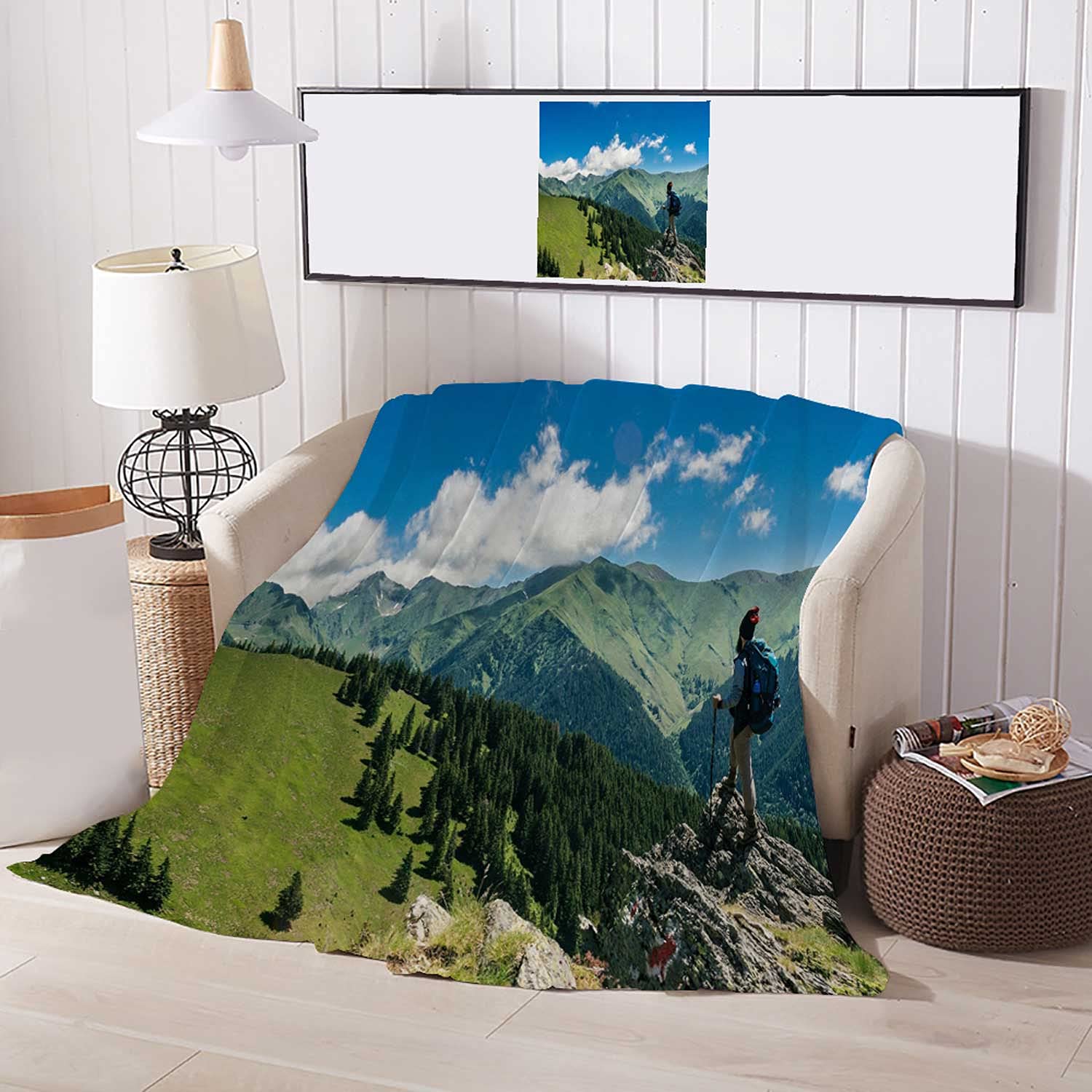 Amazon.com: Throw Blanket Travel Traveling Summer Vacation Road Journey  Soft Microfiber Lightweight Cozy Warm Blankets for Couch Bedroom Living  Room (50x40) : Home u0026 Kitchen