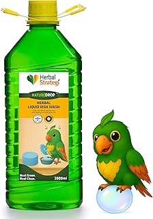 Herbal Strategi Natural Dishwash Liquid - 2L | Khanewala Clean - Safe around food | No Harsh Chemicals and No Toxic Residu... Price In India
