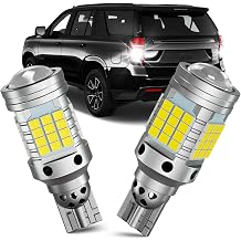 LED Reverse Light Bulbs for 2015-2023 Chevy Tahoe, 6000K White Super Bright Backup Bulbs Plug and Play, Pack of 2