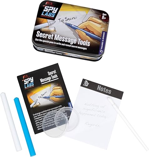Miniatura 5 de Thames & Kosmos Spy Labs Inc herramientas de mensajes secretos intercambian información confidencial con bolígrafos secretos  Herramientas