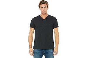 Bella Canvas Triblend Sideseamed V-Neck Fit Blank Tee