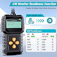 Vista 6 de Escáner OBD2 de Configuración Fácil Plug-Play: Lector de Códigos Profesional para Borrar y Restablecer Códigos de Error del Motor, Herramientas