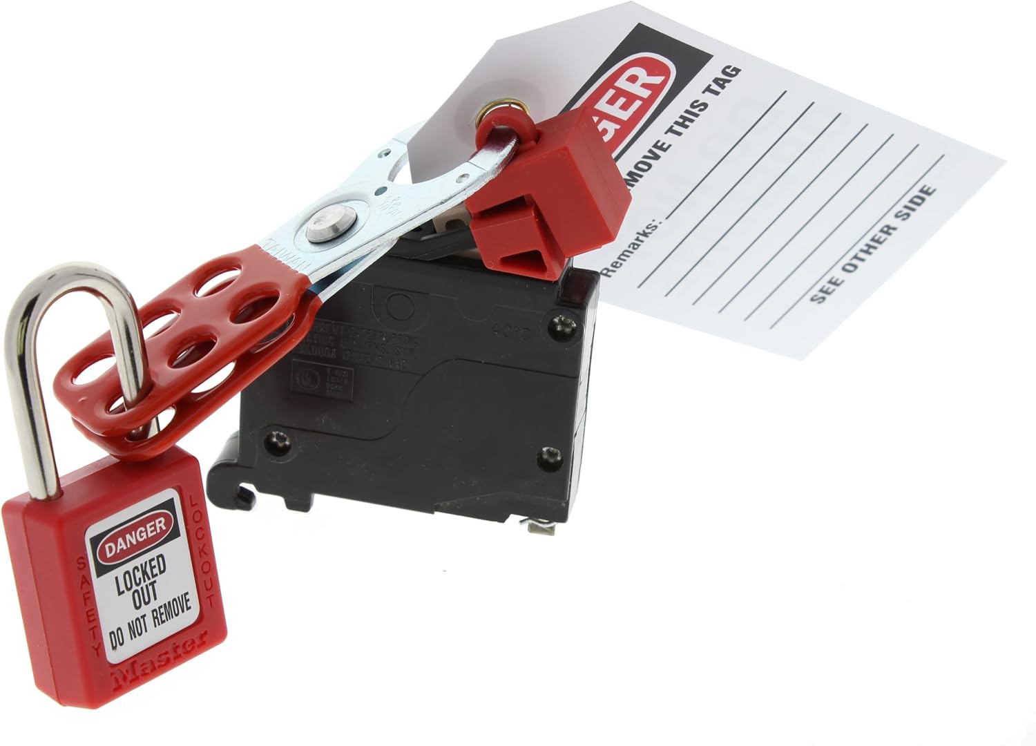 IDEAL INDUSTRIES 44-809 Universal 277V Single-Pole Breaker Lockout, 3/Card