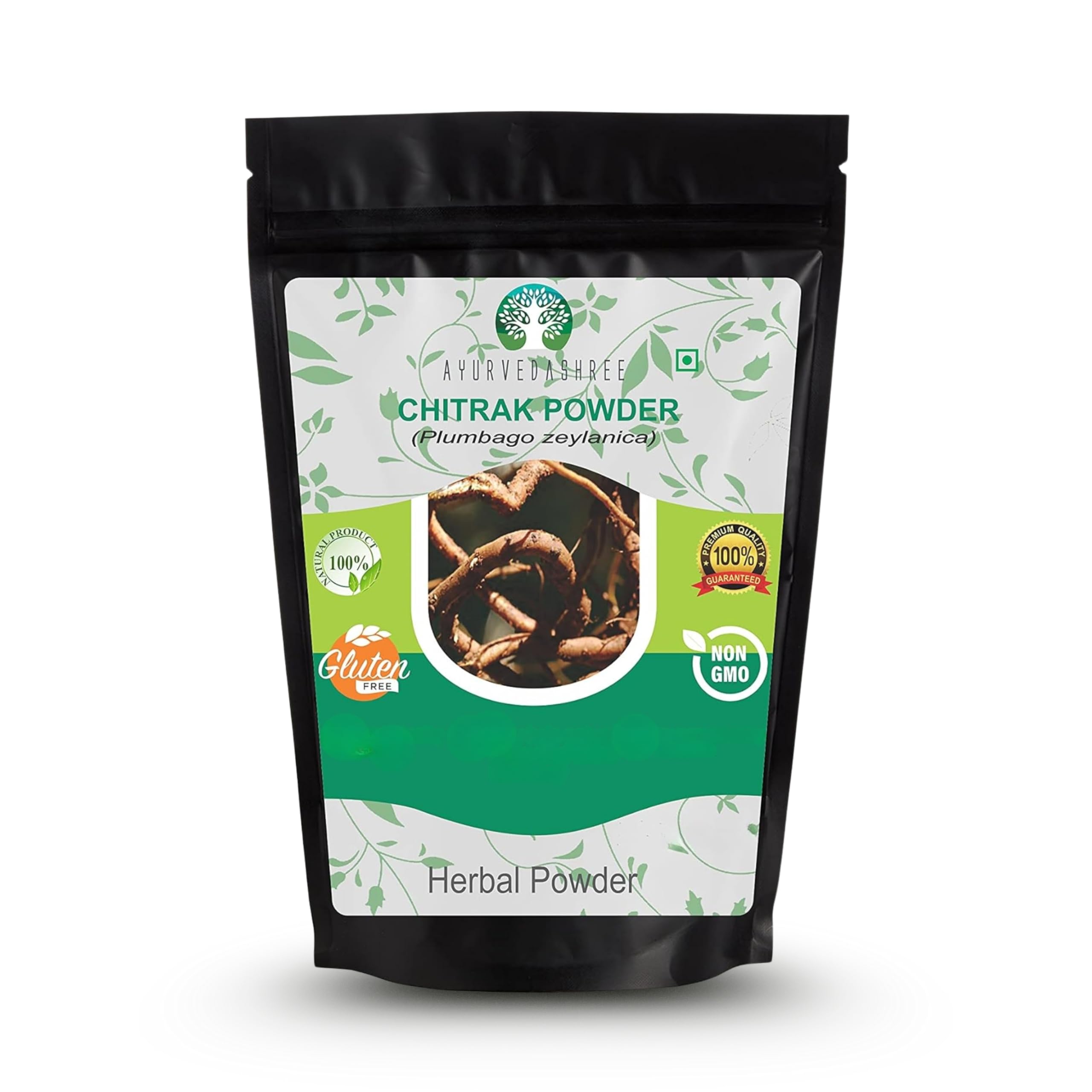 Chitrak Roots Powder I Chitrak Mool Powder I 200 Gm I Chita Jadd I Plumbago Indica Root I Plumbago zeylanica, Supports Healthy Metabolism