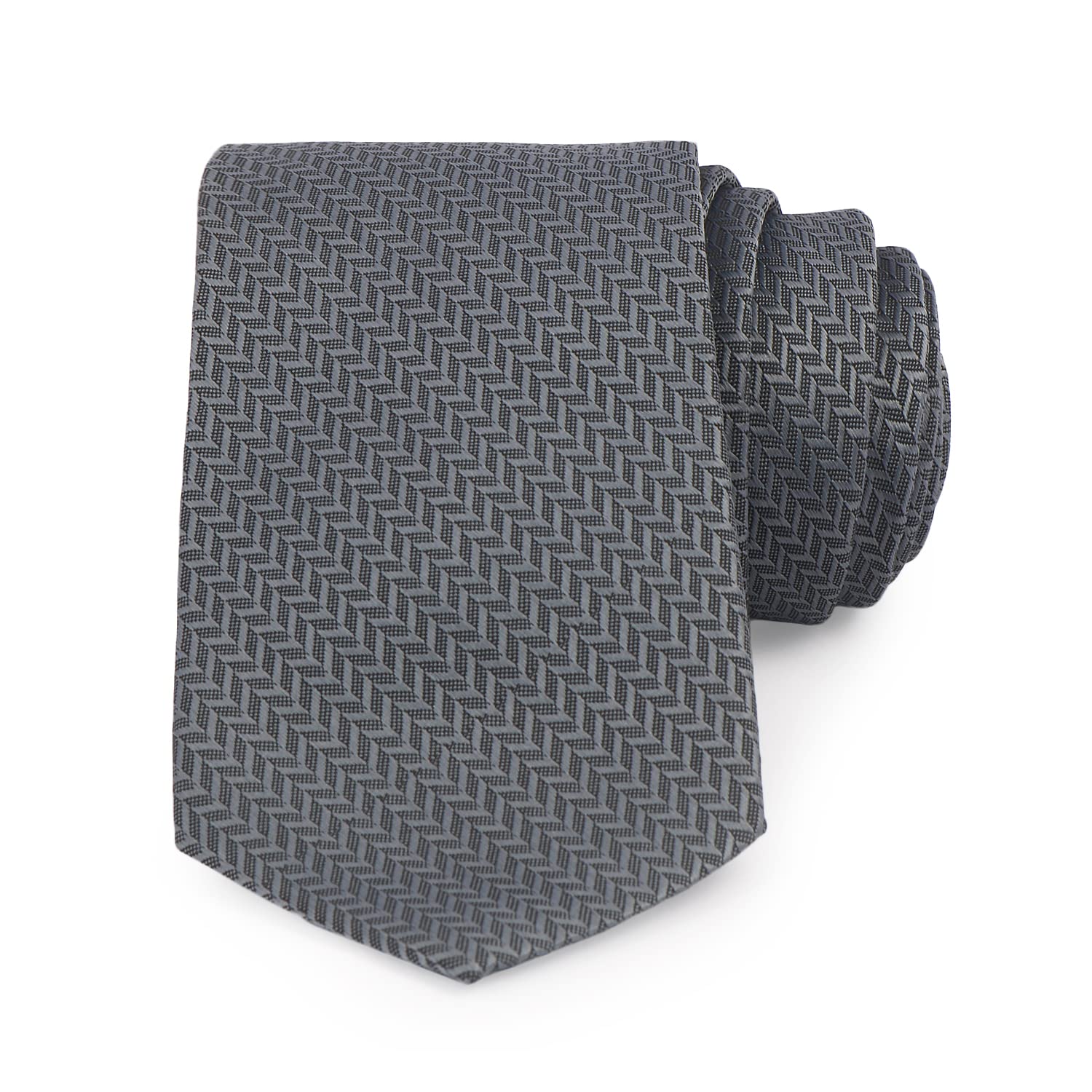 Tie for Men Exclusive Luxury Paisley Jacquard Micro Silk Necktie Set Featuring Matching Pocket Square & Stylish Rose Lapel Pin | Formal, Wedding, Party & Business Wear Accessories for Men-image-10