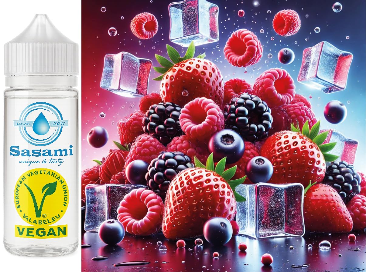 Owoce leśne Ice aromat koncentrat – Wegański – Sasami – 100ml