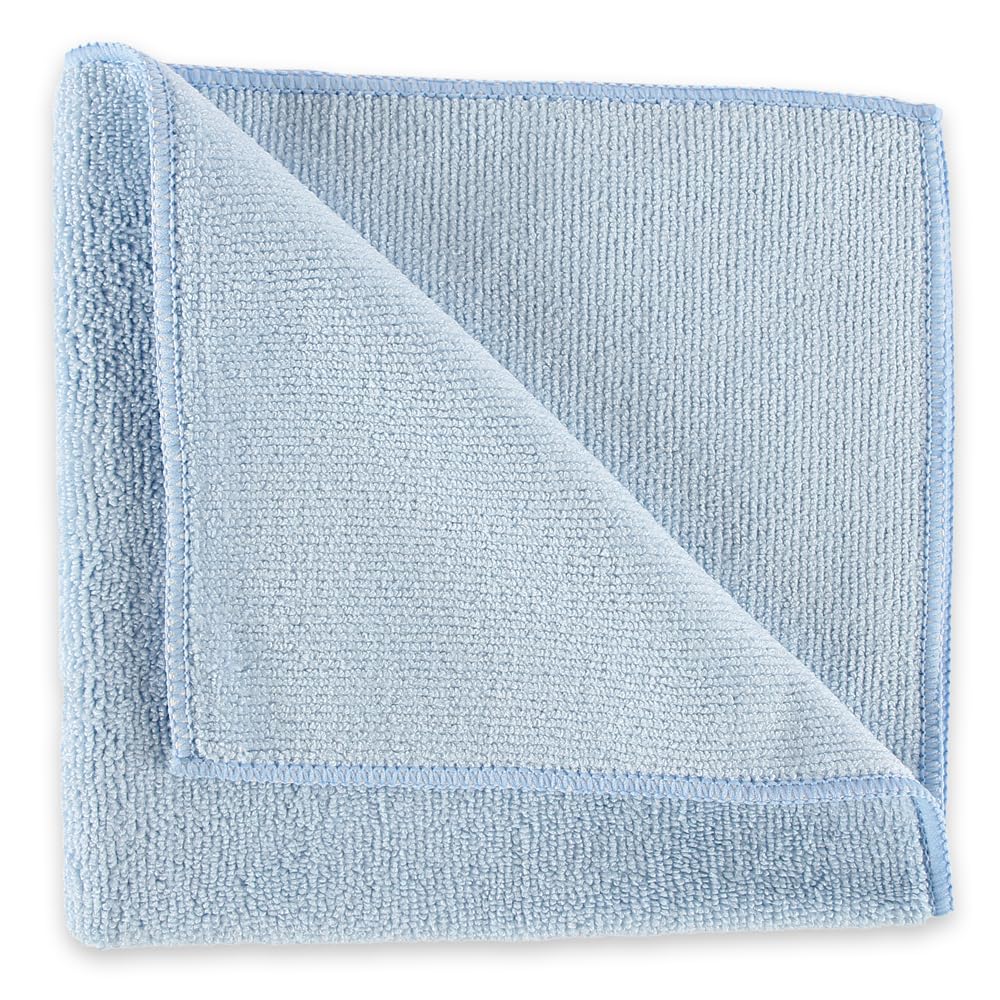 50 Stück Hygoclean Mikrofasertücher Micro Master Premium | Polyester/Polyamid, blau, L: 40cm, B: 40cm, Karton, Mikrofasertücher, Reinigungstuch, Putztuch