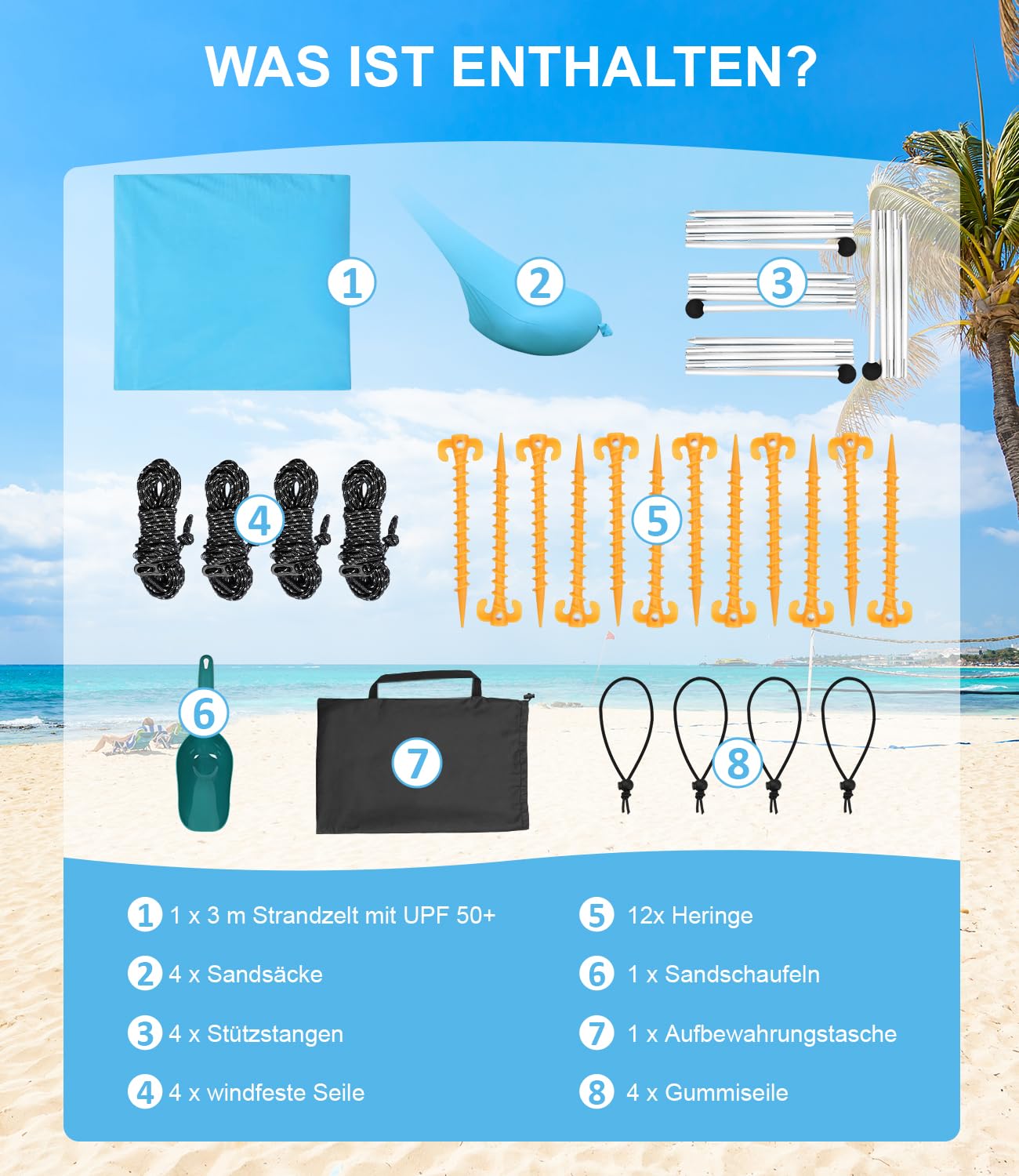 Namiot plażowy UV