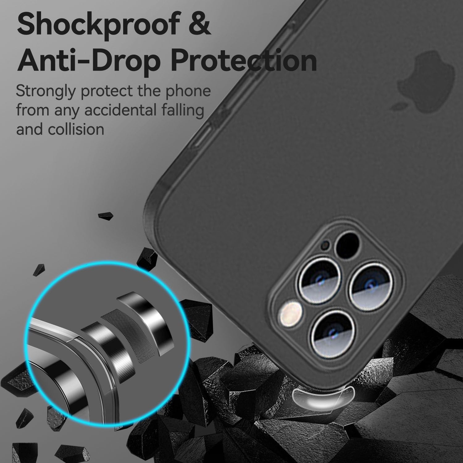 QLTYPRI Custodia per iPhone 11 Pro Max Cover, iPhone 11 Pro Max Custodia Trasparente per Ragazze Donne, Silicone Morbido TPU Bordi Curvi Ondulati