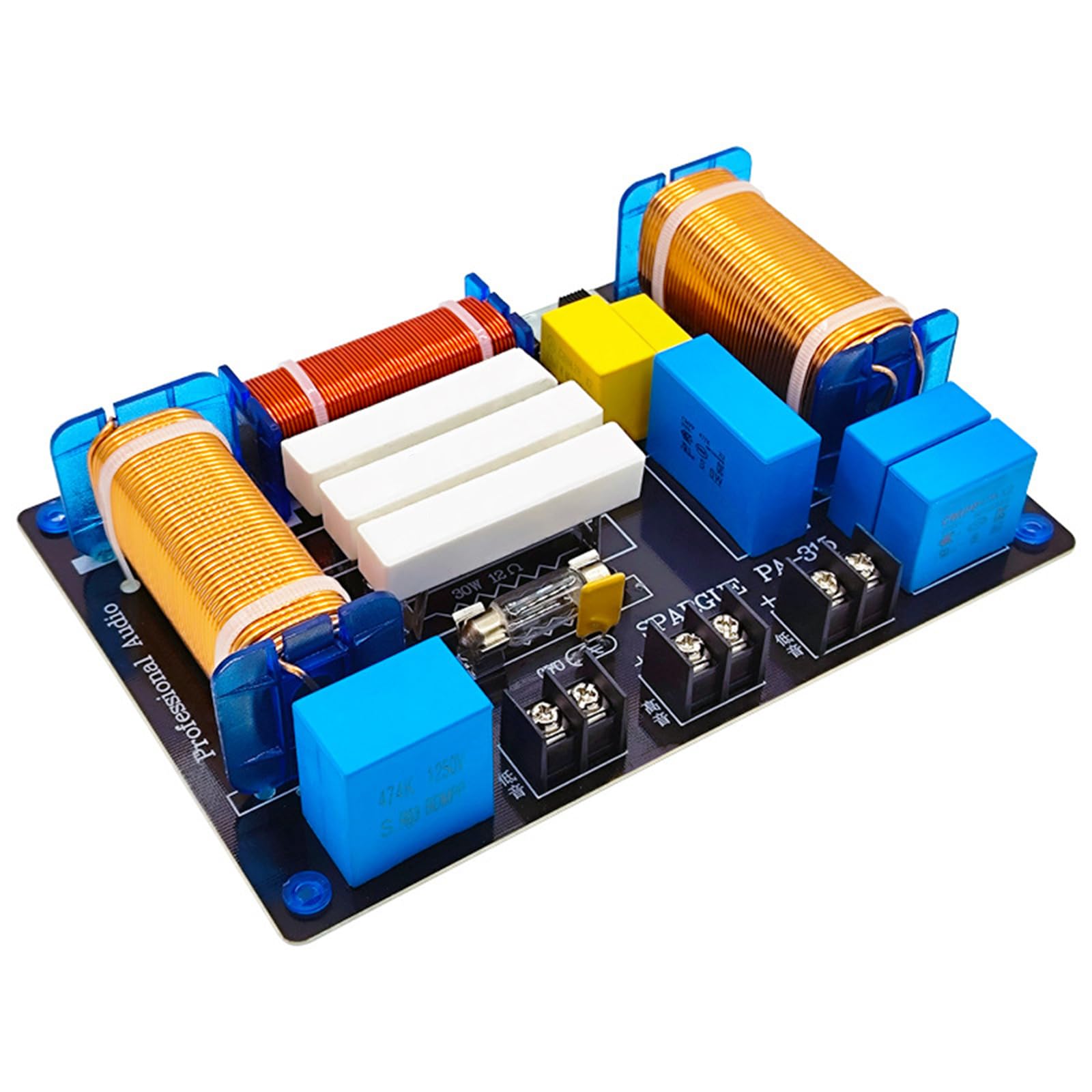 Ljmyy PA-315 700W Peaked Power with Adjustable High Frequency for 1 High 2 Woofer Loudspeaker Systems