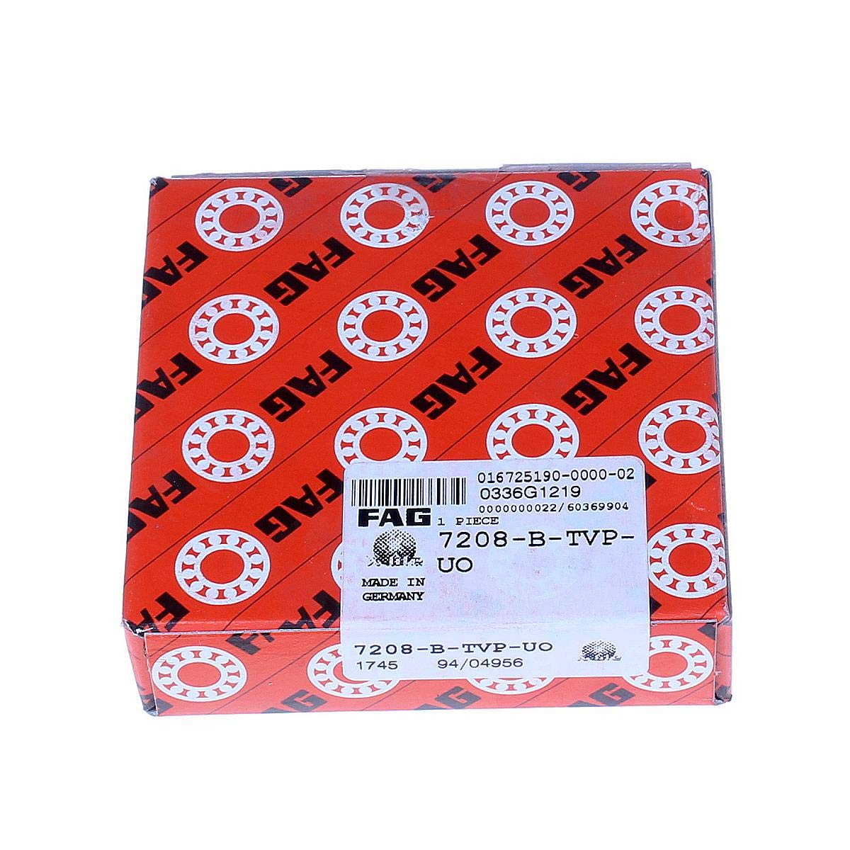 7208-B-TVP-UO FAG Bolas de contacto angular cojinete 40,00x80,00x18,00mm