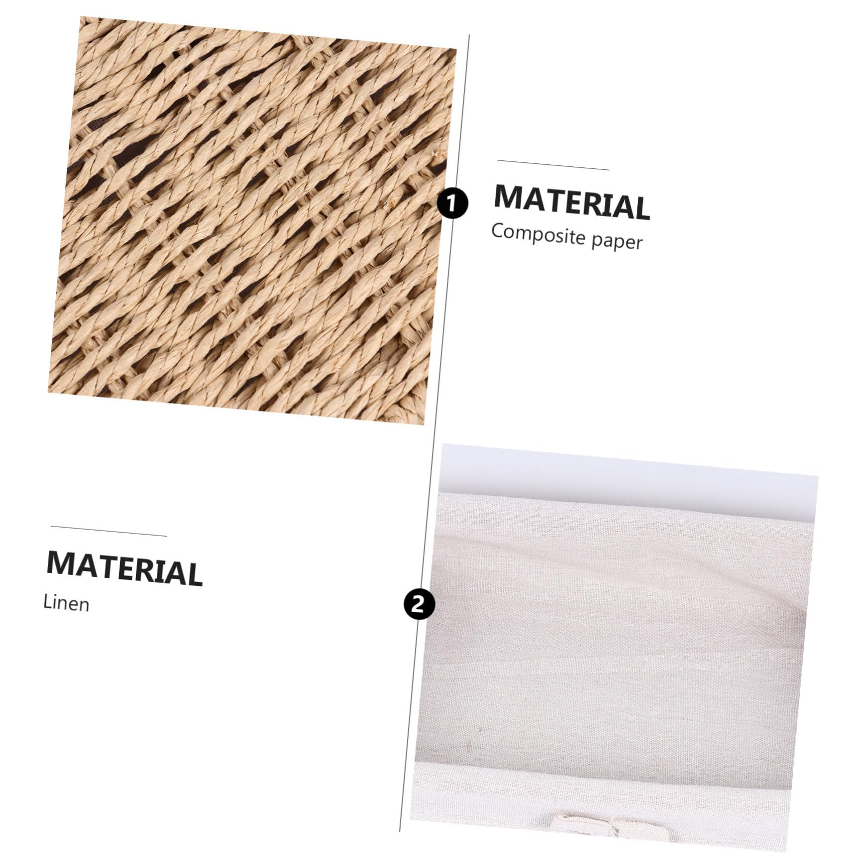 ARTIBETTER Organizzatori Intrecciati in Rustico 4 Pezzi per Pane e Snack con Design Aperto Ideali per Uso Casalingo