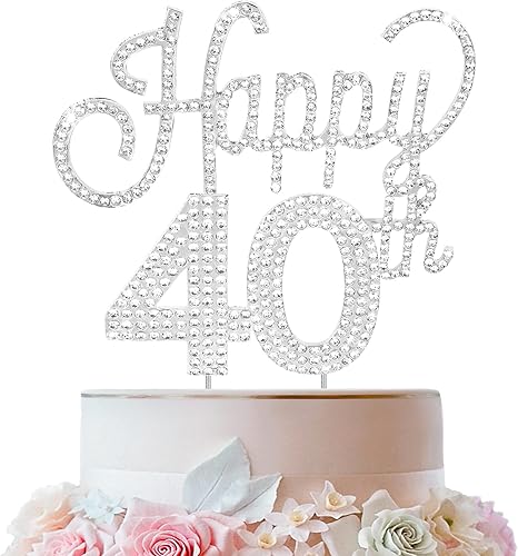 Miniatura 318 de LINGTEER Decoración de pastel de diamantes de imitación dorados para cumpleaños número 15 – Cheers to 15th Birthday Quince años de edad, decoración